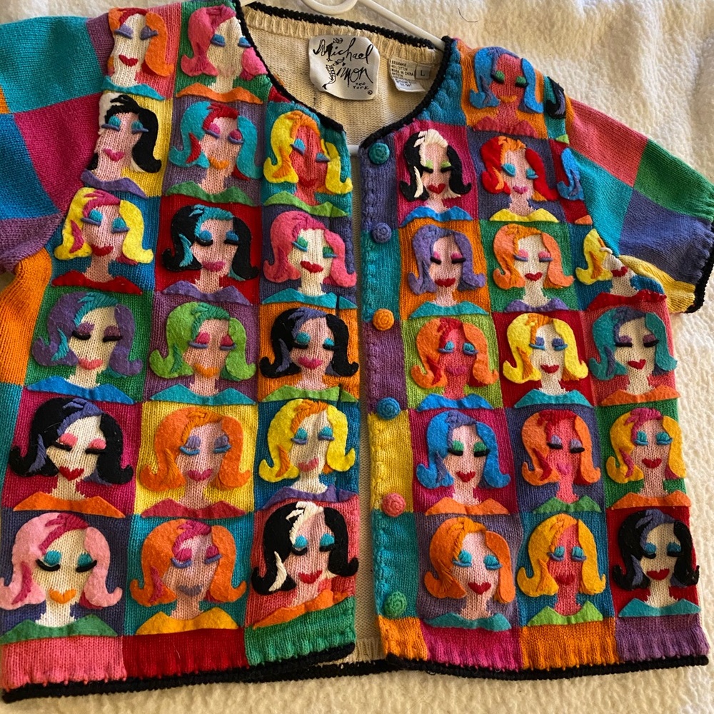 Vintage Michael Simon 1997 coat/jacket sweater